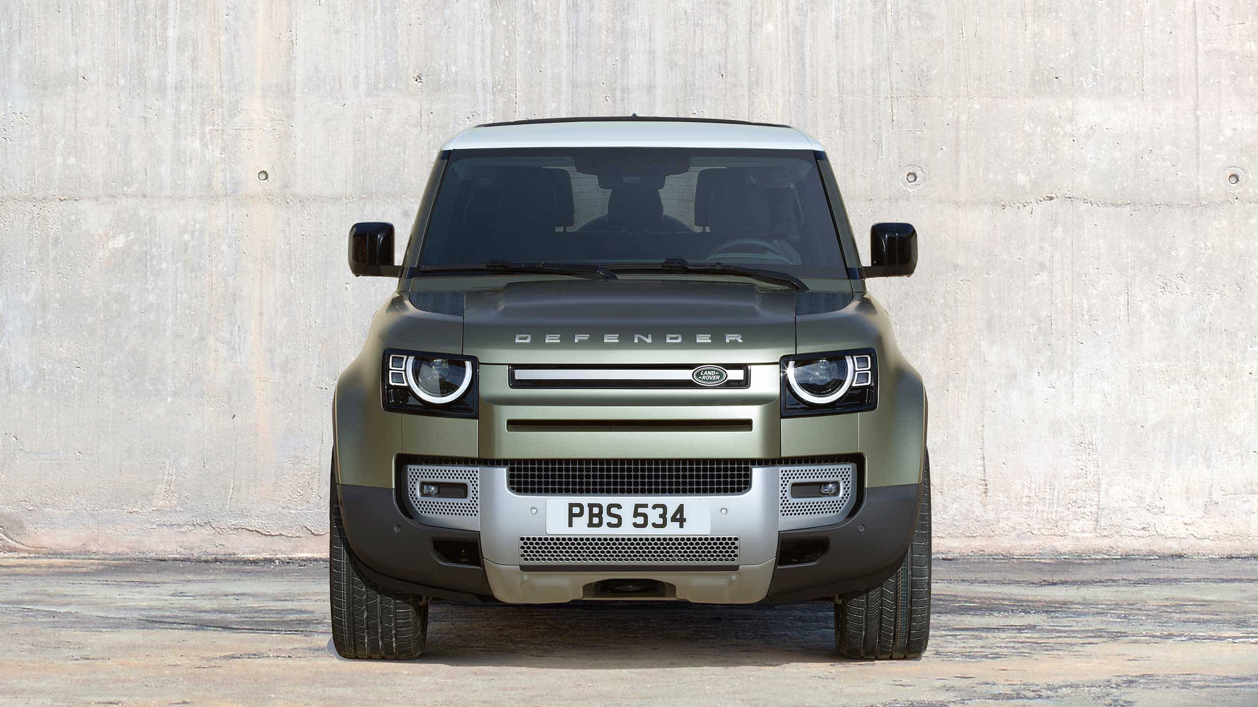 Defender Parked
