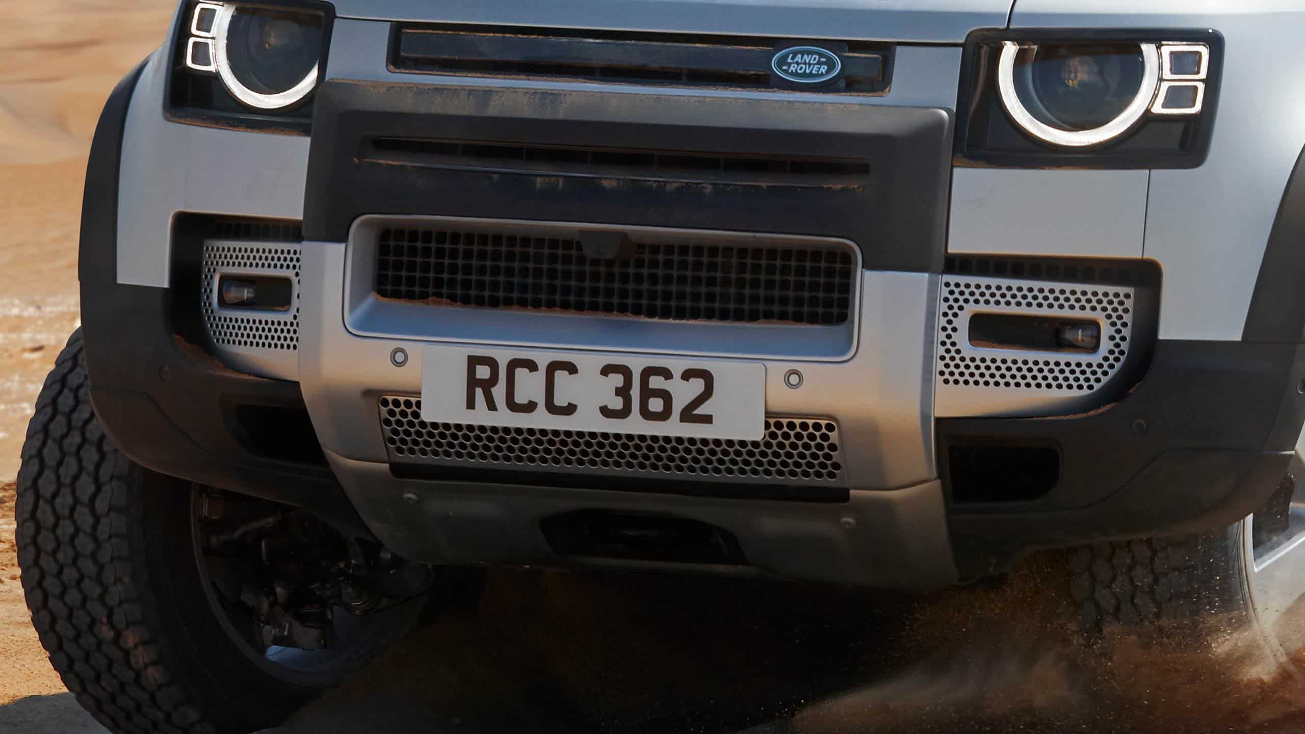 Range Rover Defender on Beach